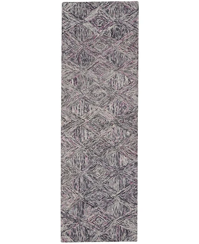 Nourison Home Interlock LNK01 Gray 2'3" x 7'6" Runner Rug