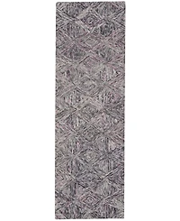 Nourison Home Interlock LNK01 Gray 2'3" x 7'6" Runner Rug