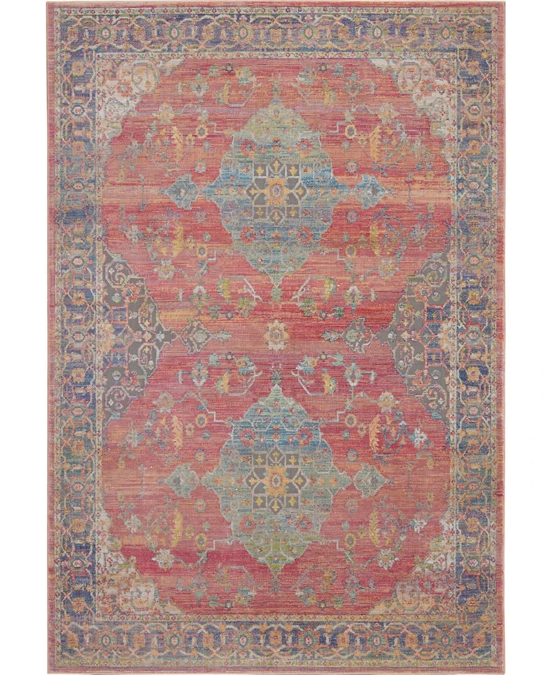 Nourison Home Ankara Global ANR01 Multi 4' x 6' Area Rug