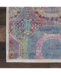 Nourison Home Ankara Global ANR05 Multi 2' x 6' Runner Rug