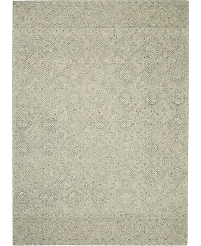 Nourison Home Azura AZM01 Ivory and Gray 8' x 11' Area Rug