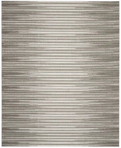 Nourison Home Key Largo KLG01 Silver 7'10" x 9'10" Outdoor Area Rug