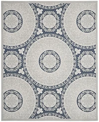 Nourison Home Key Largo KLG03 Blue 4' x 6' Outdoor Area Rug