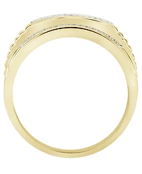 Men's Diamond (1/5 ct. t.w.) Ring in 10K Yellow Gold