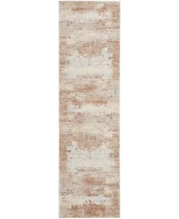 Nourison Home Rustic Textures RUS03 Beige 2'2" x 7'6" Runner Rug