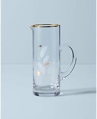Lenox Holiday Gold Glass Beverage Pitcher