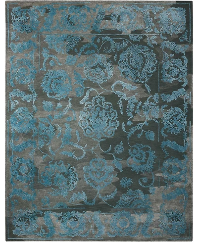 Nourison Home Opaline OPA12 Charcoal 3'9" x 5'9" Area Rug