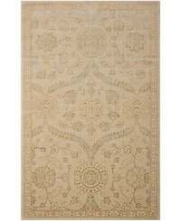 Nourison Home Luminance LUM04 Cream and Mint 3'5" x 5'5" Area Rug