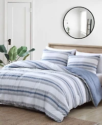 Nautica Bay Shore Reversible 3-Pc. Comforter Set, King