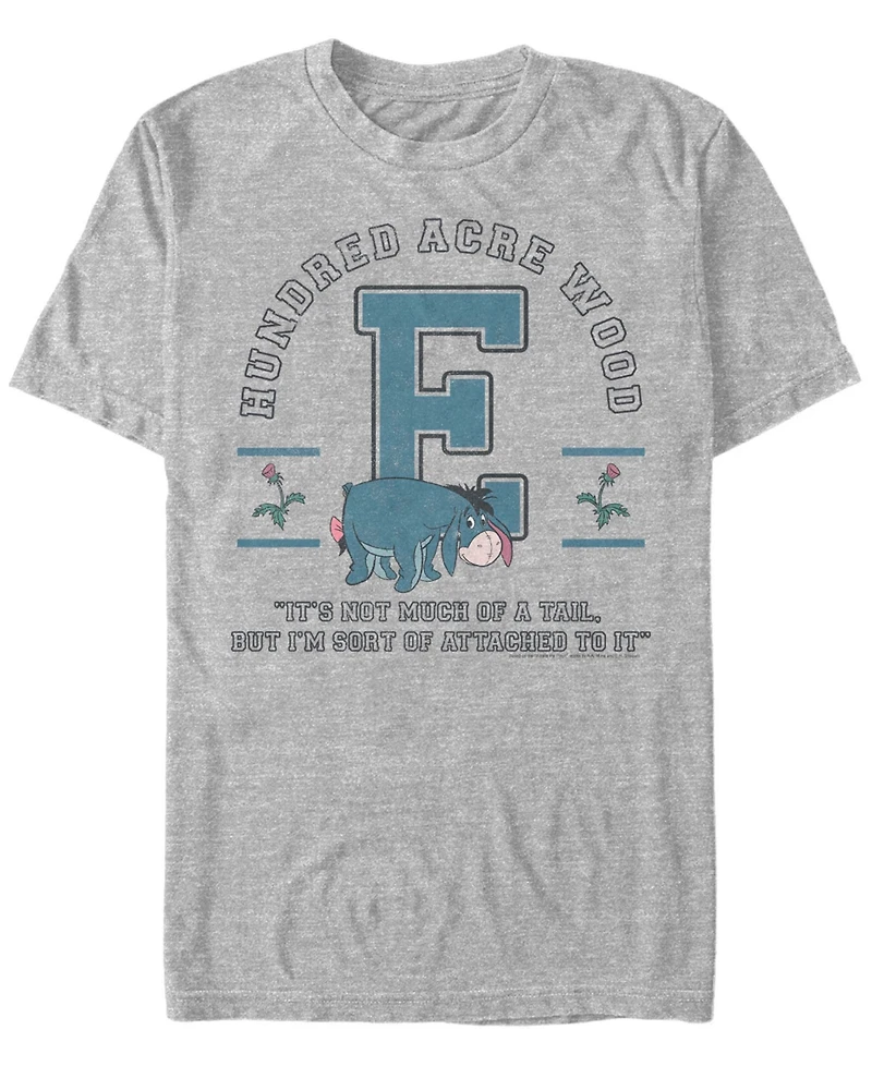 Fifth Sun Men's Eeyore Collegiate Short Sleeve T-Shirt