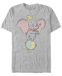 Fifth Sun Men's Dumbo Ball Pose Short Sleeve T-Shirt