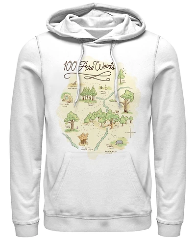 Fifth Sun Men's 100 Acre Map Long Sleeve Hoodie