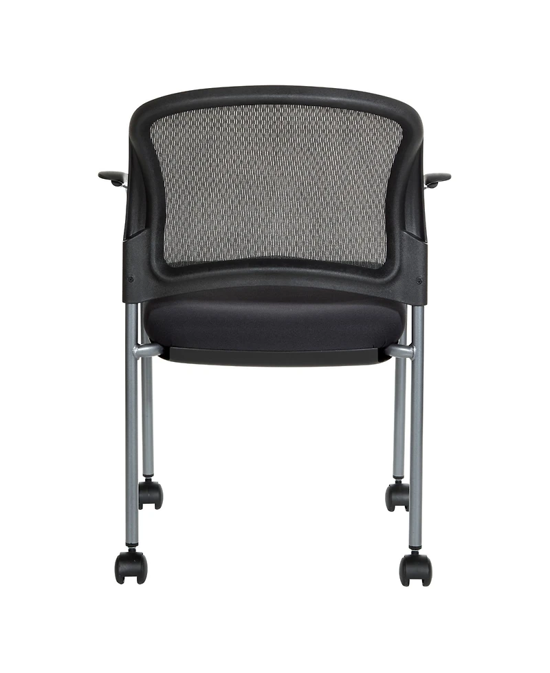 Osp Home Furnishings Titanium Finish Visitors Office Chair