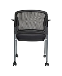 Osp Home Furnishings Titanium Finish Visitors Office Chair