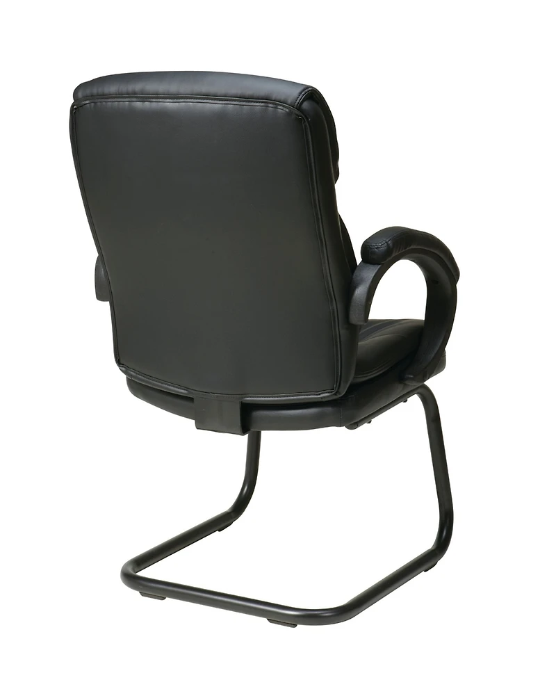Osp Home Furnishings Bonded Leather Visitors Chair