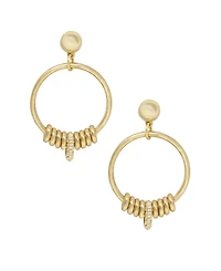 Ettika 18K Gold Multi-Ring Slider Women's Earrings