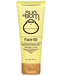 Sun Bum Face Lotion Spf 50, 3-oz.