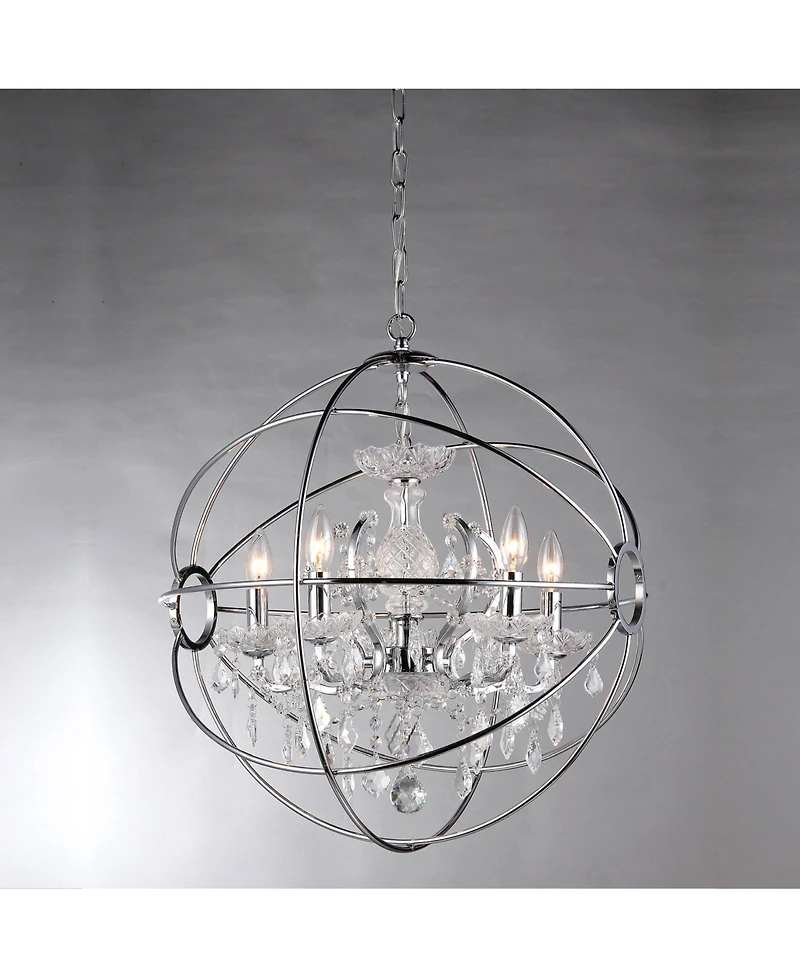 Home Accessories Saturn 17" 4-Light Indoor Chandelier with Light Kit