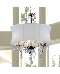 Home Accessories Paris 19" 3-Light Indoor Chandelier with Light Kit