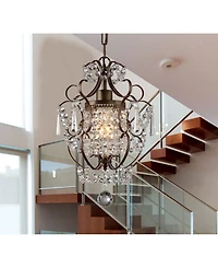 Home Accessories Rosalie 10" 1-Light Indoor Chandelier with Light Kit