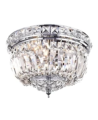 Home Accessories Landek 13" 3-Light Indoor Flush Mount Chandelier with Light Kit