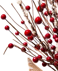Glitzhome Christmas Berry Table Tree Decor