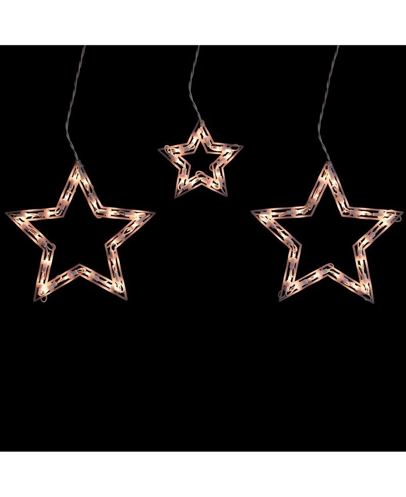Northlight Clear Star Shaped Icicle Christmas Lights