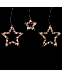 Northlight Clear Star Shaped Icicle Christmas Lights