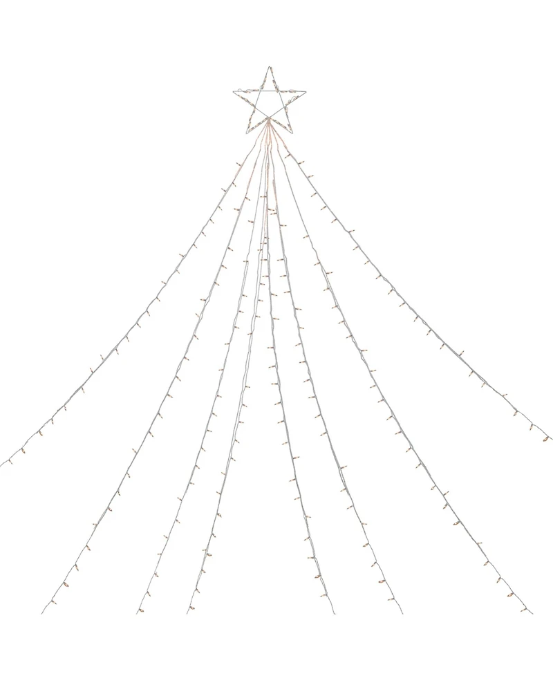 Northlight Clear Lighted Christmas Display Tree Outdoor Decor