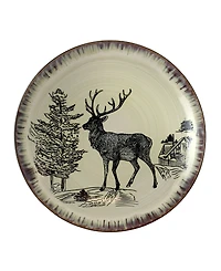 Elama Majestic Elk 16 Pc. Dinnerware Set, Service for 4