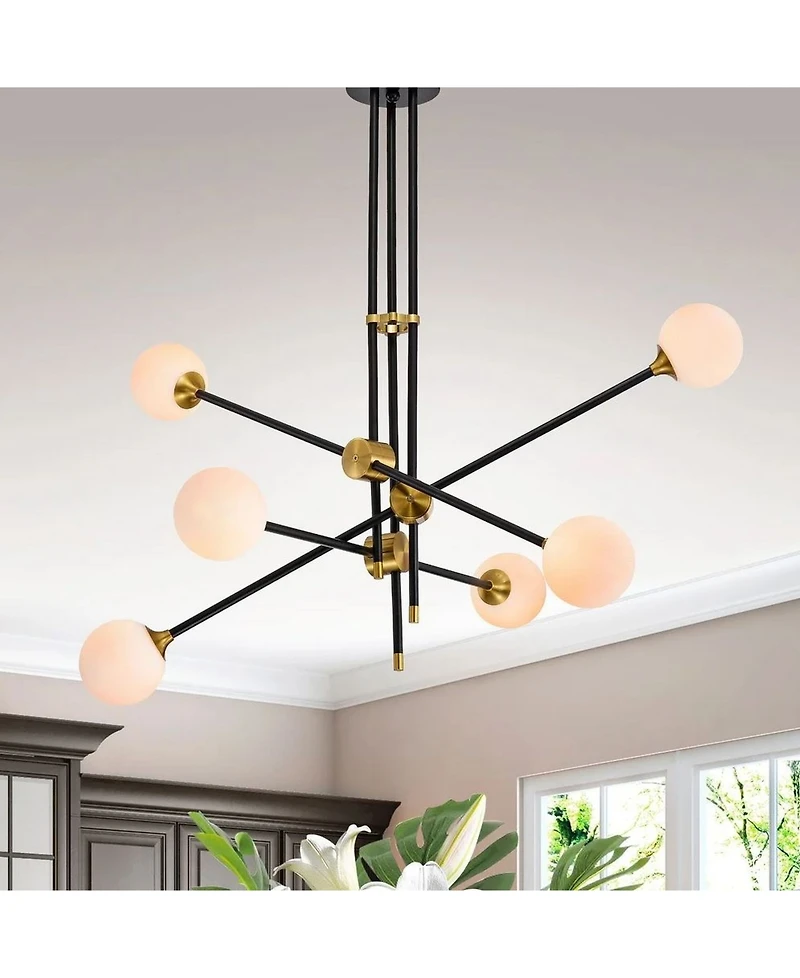 Home Accessories Emillo 41" 6-Light Indoor Chandelier with Light Kit