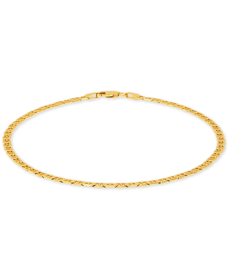 Giani Bernini Mariner Link Ankle Bracelet 18k Gold-Plated Sterling Silver, Created for Macy's