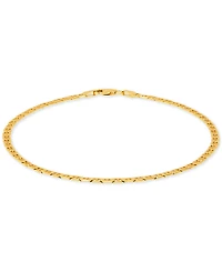 Giani Bernini Mariner Link Ankle Bracelet 18k Gold-Plated Sterling Silver, Created for Macy's