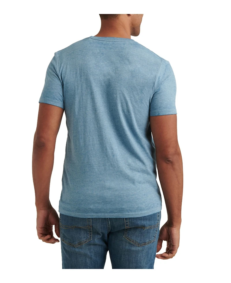 Lucky Brand Men's Coyote Biker Short Sleeve T-Shirt