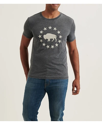 Lucky Brand Men's Buffalo Graphic Crewneck T-Shirt