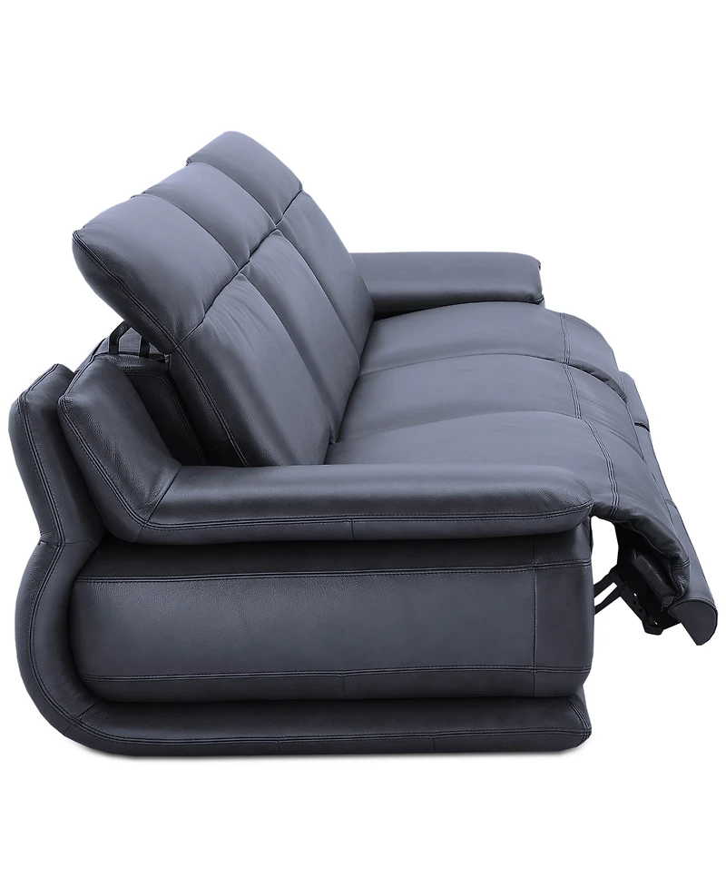Daisley 3-Pc. Leather Sofa with Power Recliners