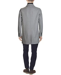 Cole Haan Men's Melton Classic-Fit Topcoat