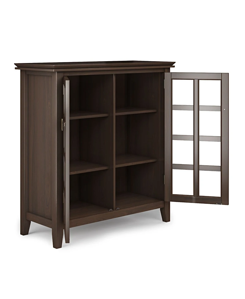 Simpli Home Artisan Solid Wood Medium Storage Cabinet