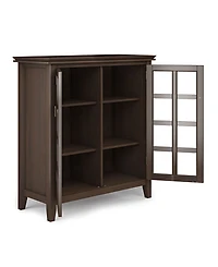 Simpli Home Artisan Solid Wood Medium Storage Cabinet