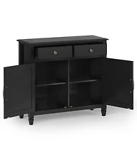 Simpli Home Connaught Solid Wood Entryway Storage Cabinet