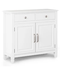 Simpli Home Connaught Solid Wood Entryway Storage Cabinet