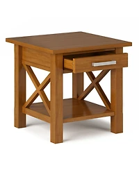 Simpli Home Kitchener Solid Wood End Table