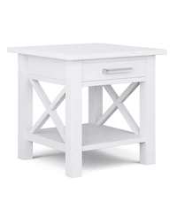 Simpli Home Kitchener Solid Wood End Table