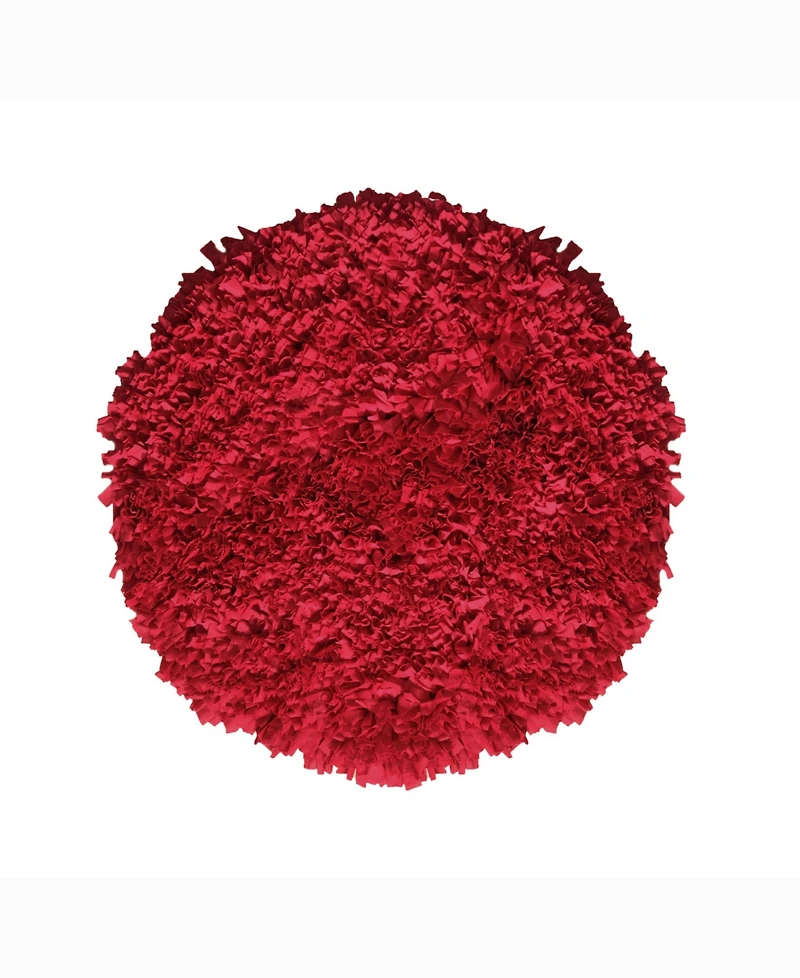 Home Weavers Bella Premium Jersey Shaggy Area Rug, 36" Round