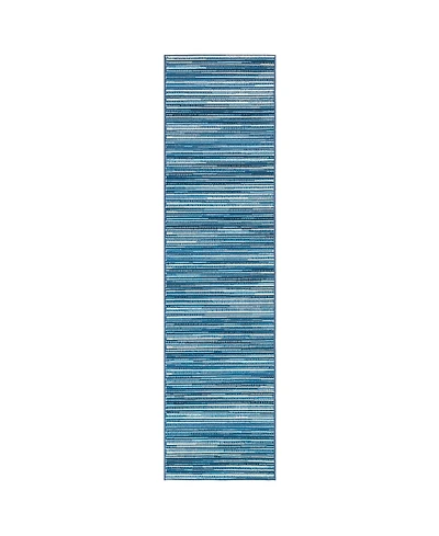 Liora Manne Marina Stripes 1'11" x 7'6" Runner Rug