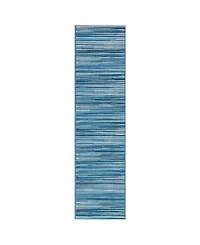 Liora Manne Marina Stripes 1'11" x 7'6" Runner Rug