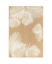 Liora Manne' Carmel Palm 4'10" x 7'6" Outdoor Area Rug