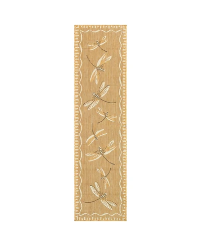 Liora Manne' Carmel Dragonfly 1'11" x 7'6" Runner Rug