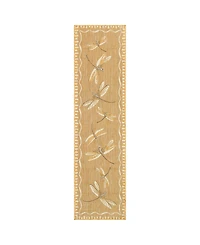 Liora Manne' Carmel Dragonfly 1'11" x 7'6" Runner Rug