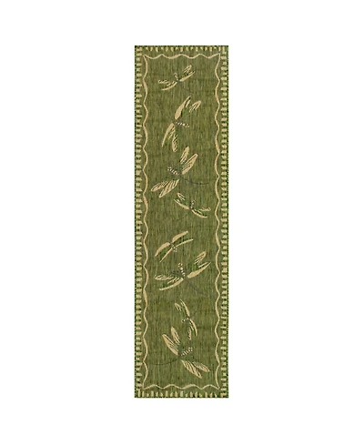 Liora Manne' Carmel Dragonfly 1'11" x 7'6" Runner Rug